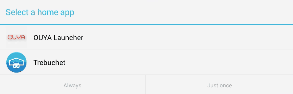 Cyanogen Select Home App.