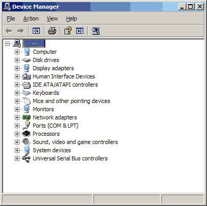 Xbox 360 china receiver installation - device manager tab.