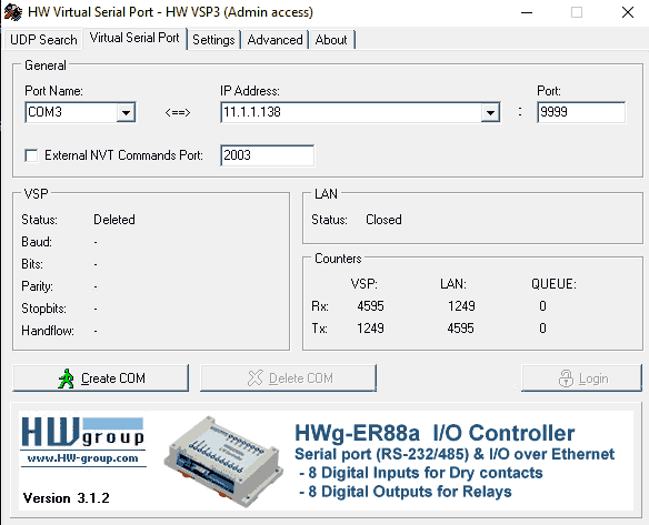 HW-VSP4 - Adding a port