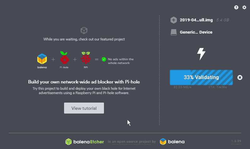 Etcher will verify too!