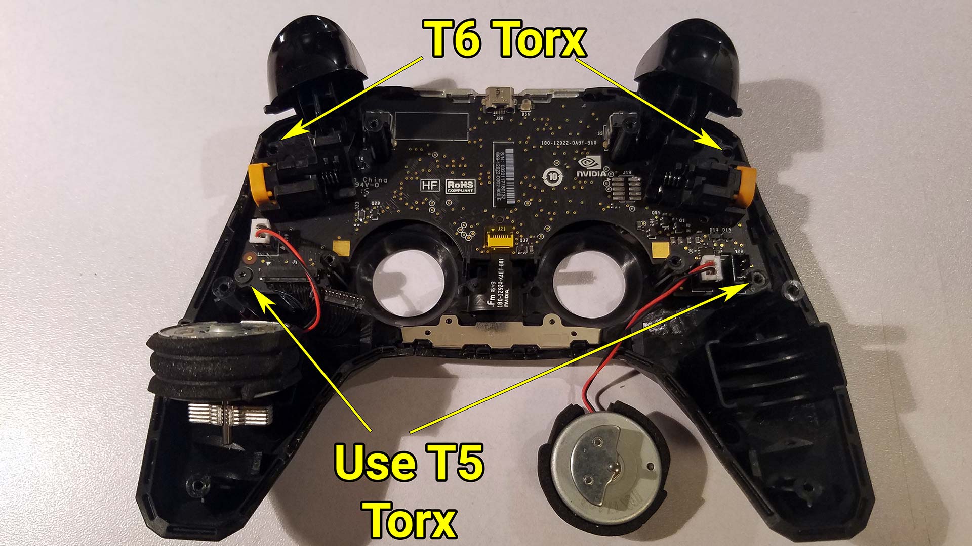 t6 and t5 torx removal.