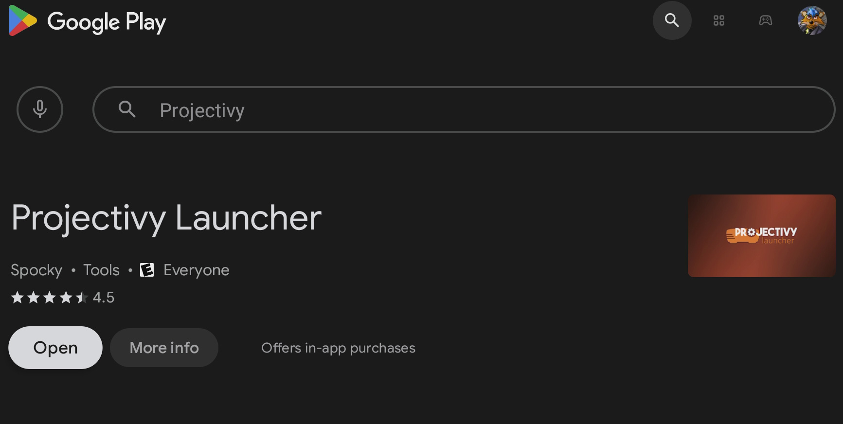 Projectivy Launcher