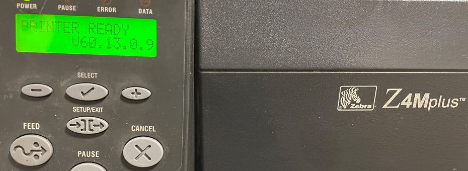 Z4M+ Thermal Printer Title.
