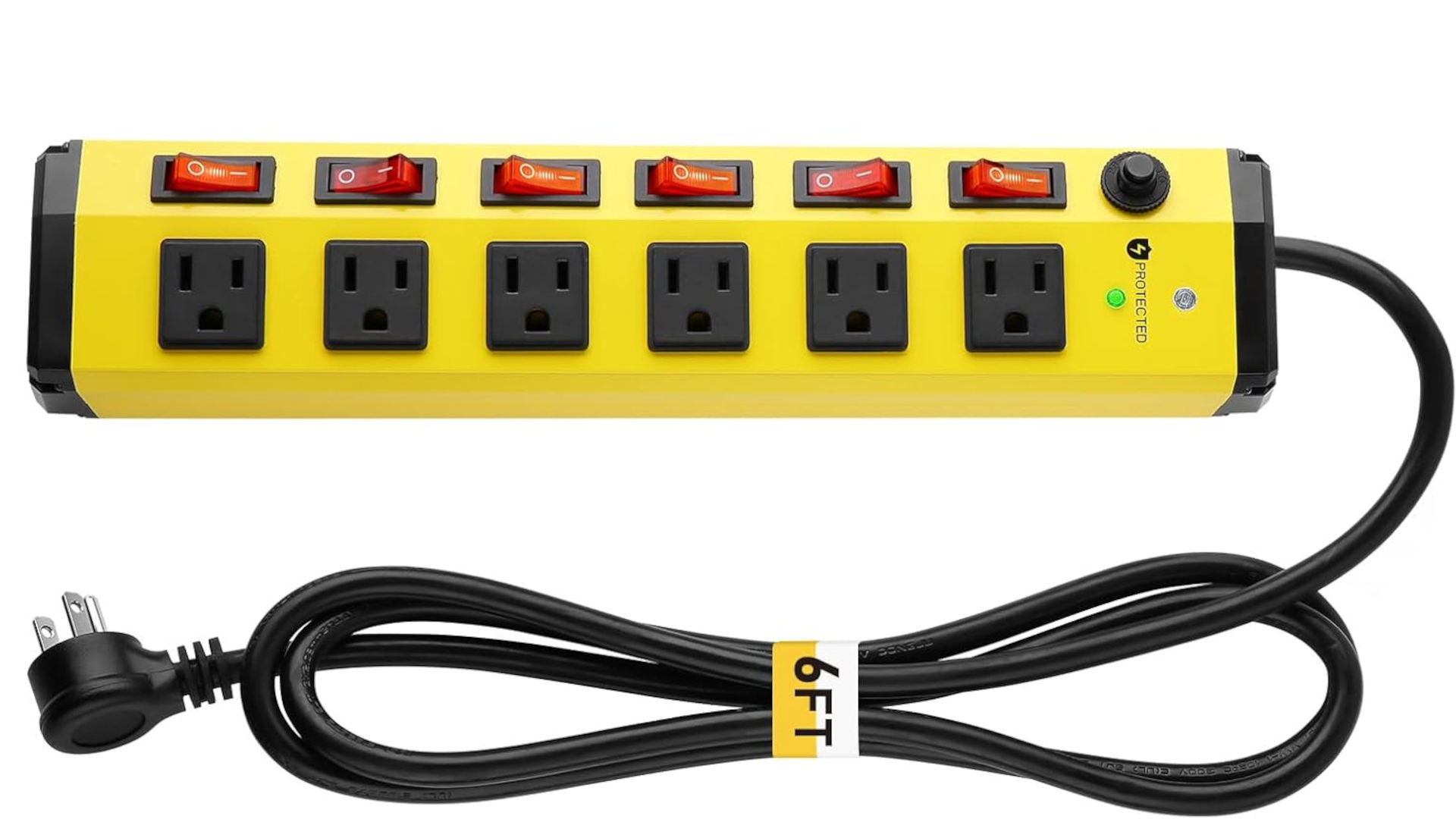 Amazon powerstrip with switches.